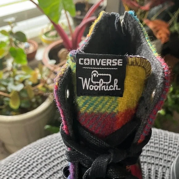Converse woolrich chuck Taylor Colorful High-Top Sneakers size 6 - Picture 3 of 9